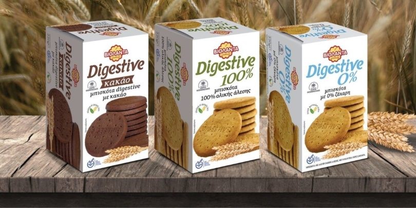 Νέα μπισκότα Digestive από τη θεσσαλική Βιολάντα